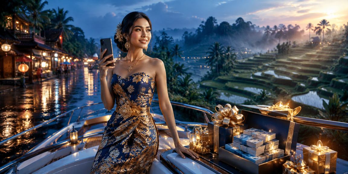 Model menggunakan ponsel untuk akses permainan kasino dan jackpot secara mobile